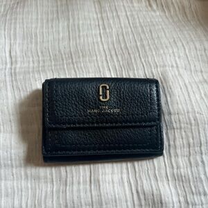 Marc Jacobs Black Leather Card Holder